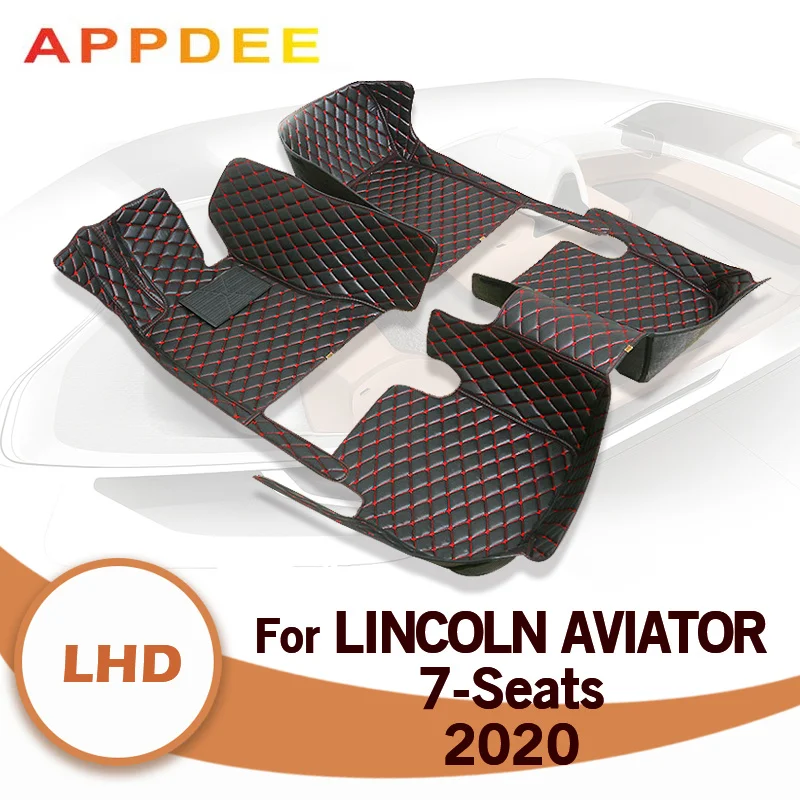 

Автомобильные коврики для Lincoln Aviator Seven сиденья 2020 индивидуальные автомобильные подкладки для ног автомобильный коврик покрытие аксессуары для интерьера