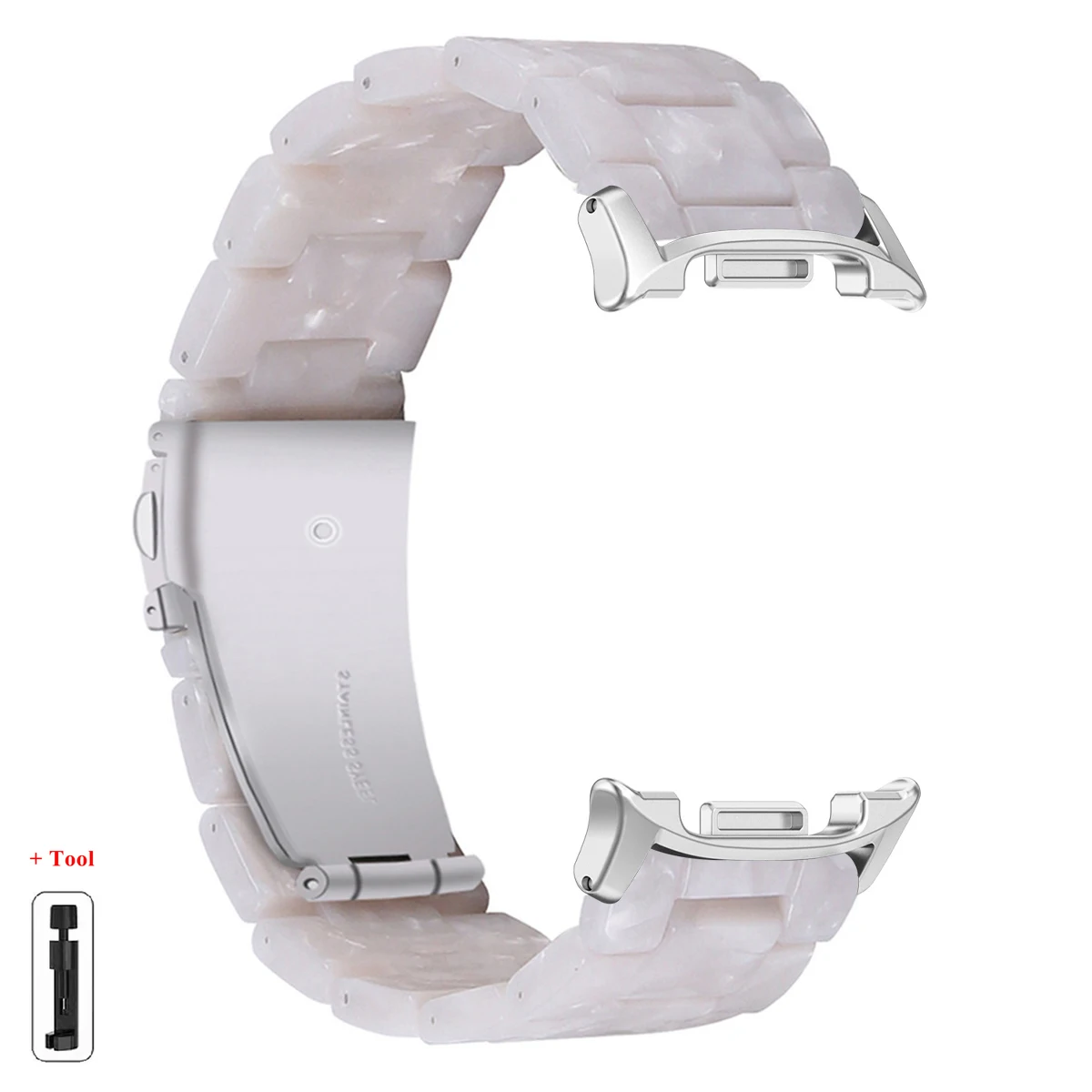 Colorful Transparent Resin Strap Bracelet