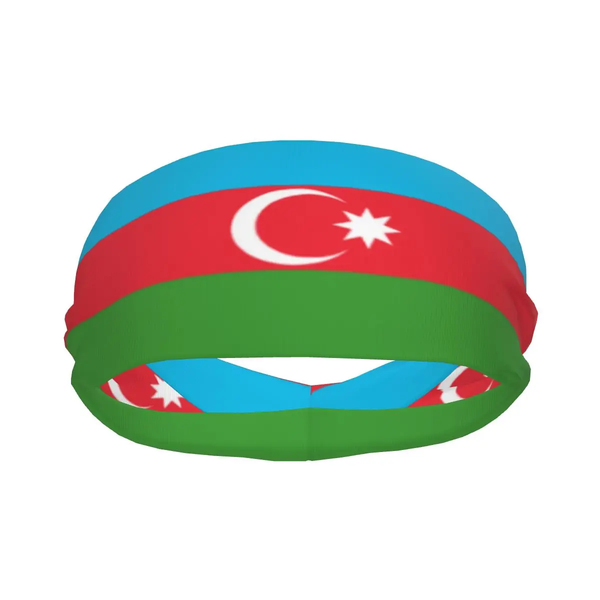 

Спортивные повязки на голову с флагом Азербайджана для женщин и мужчин, эластичные влагоотводящие аксессуары