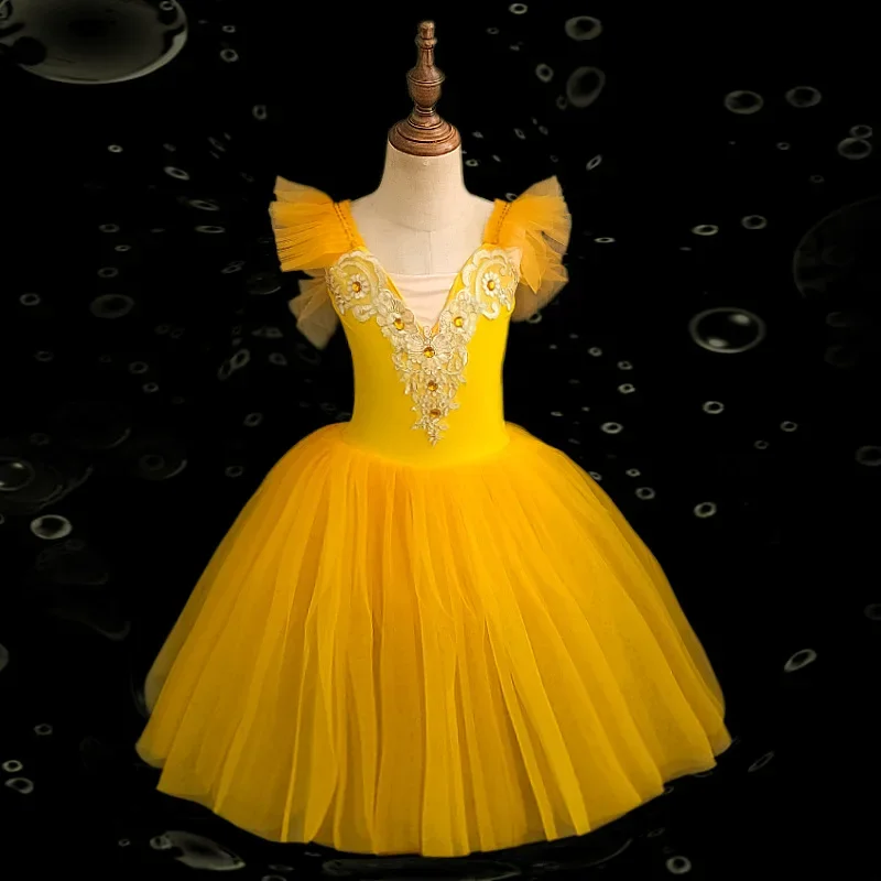 الصيف فتاة فستان الباليه توتو الاطفال ملابس الأطفال يوم Vestidos ملابس رقص الفتيات فساتين غير رسمية ثياب الباليه الزي