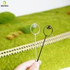 Warm white model street lamp layout, lamp post, railway train, garden, amusement park, landscape, LED lighting 1:87 ratio 6