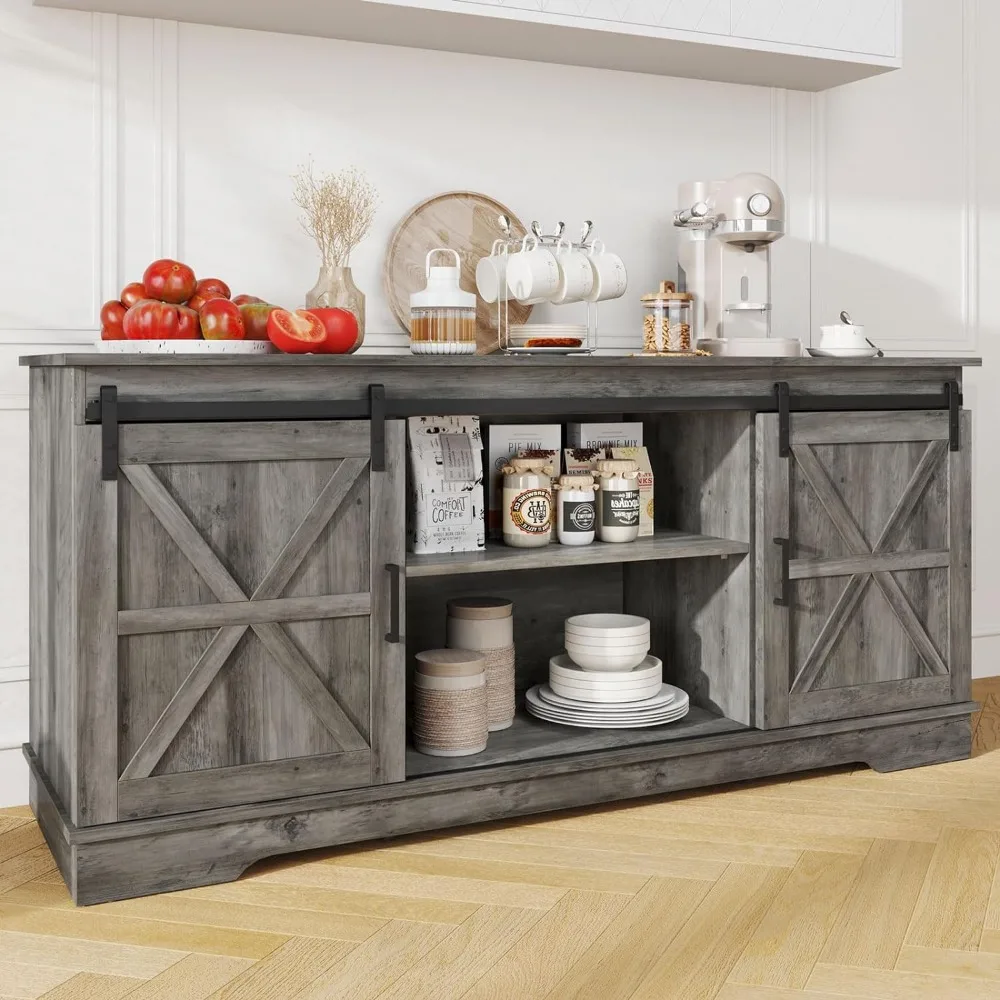 Farmhouse Sideboard 59" Inches 6