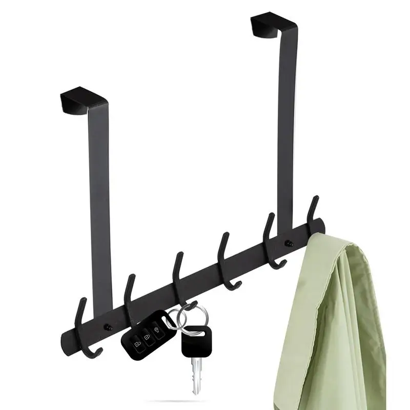 

Over The Door Hooks Sturdy 304 Stainless Steel Hooks Multifunctional Reusable Towel And Coat Racks Flexible Behind The Door Rack