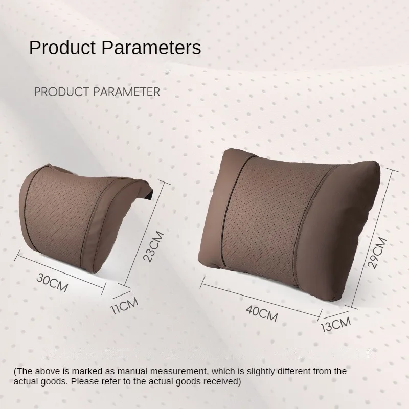 NAPPA Leather Car Headrest Travel Rest Seat Neck Pillow Support for Cadillac Escalade CTS ATS SRX STS XT5 XT4 XT6 XTS CT4