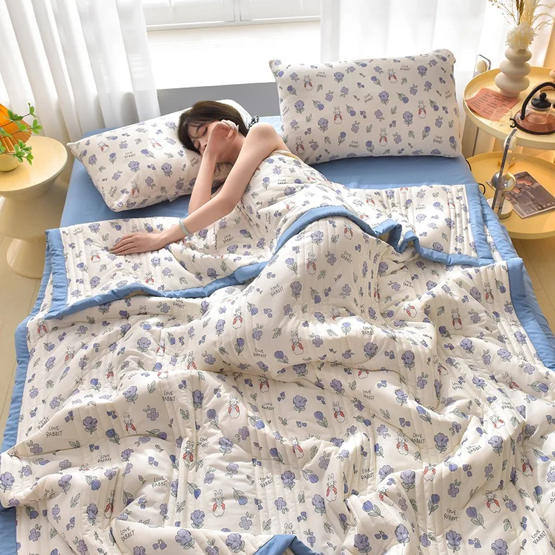 

2024 Home Ice Silk Cool and Comfortable Summer Quilt