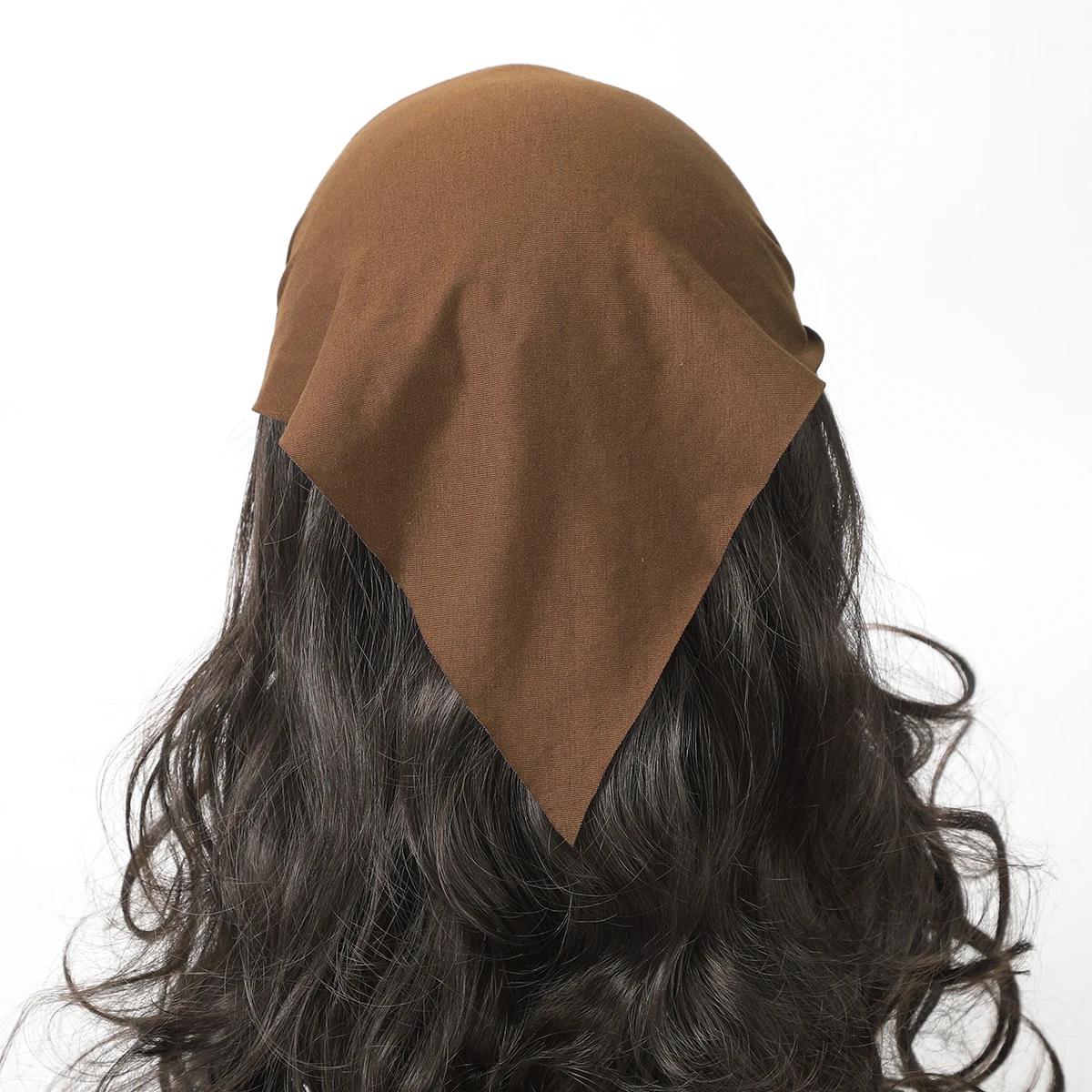 Muslim Triangle Scarf Thin Breathable Headband Turban Headwarps For Women Sweet Hair Accessories Hawaii Retro Headwarp