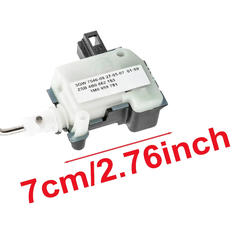 Fuel Tank Door Lid Lock Latch Actuator Motor for Audi A3 A4 B6 B7 A6 C5 C6 4B0862153 1M0959781 2Pins 6