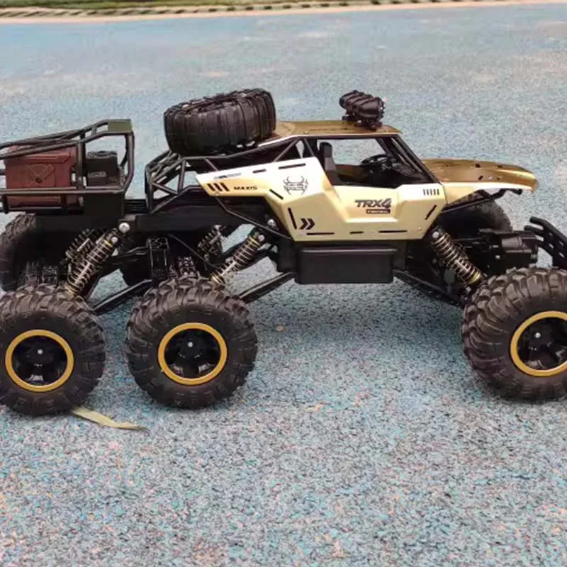 Voiture RC 1:12 2.4G Alliage 6 Roues Tout-Terrain 4x4