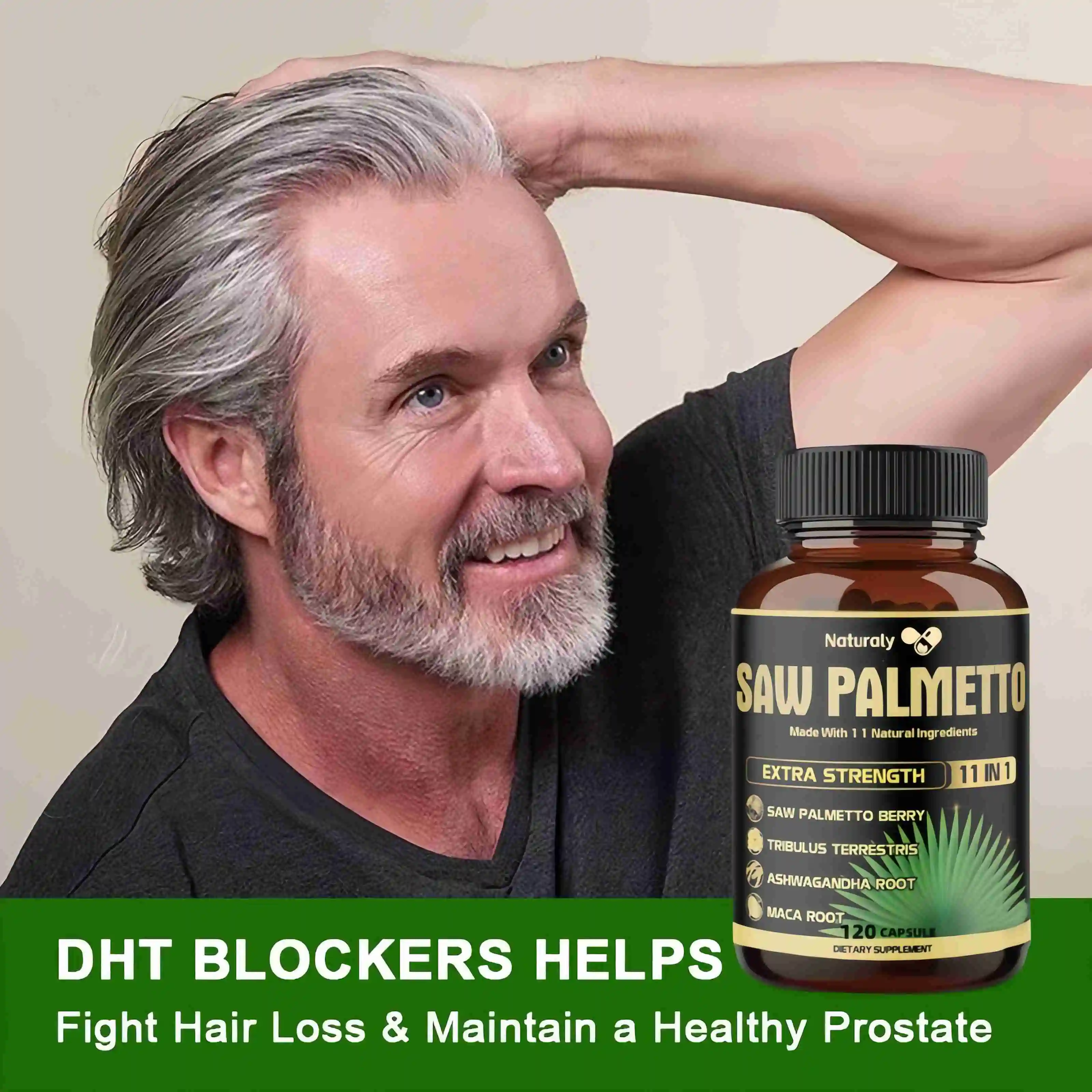 Saw Palm Extract Prostate Health Non GMO Gluten Free Formula