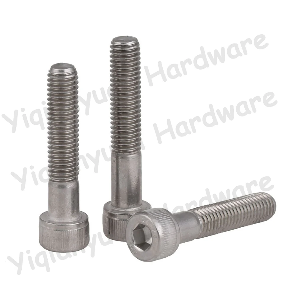10 PZ UNC 1/4-20 3/8-16 Ve a testa esagonale in acciaio