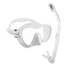 Cressi F1 Snorkeling Set Diving Mask Dry Snorkel Framless Shiny Silicone Scuba for Adults 6