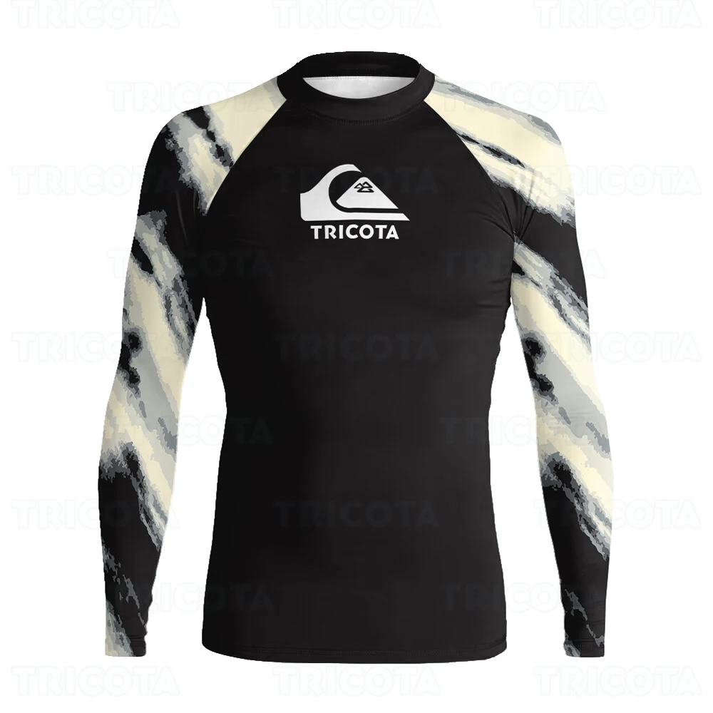 

Men's Surf Swimming T-shirt UV Protection Rash Guard Swimwear Long Sleeve Quick-Drying Tights Rashguard Diving Surfing Clothing
