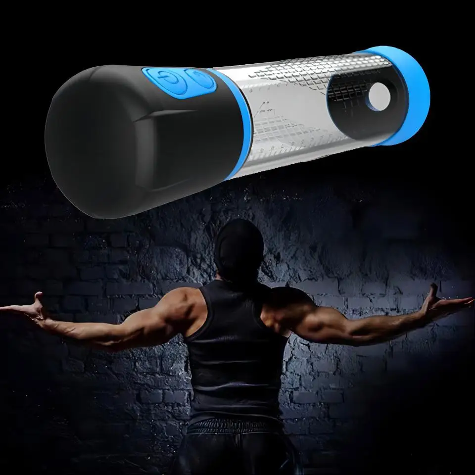 Penis Pump Electric Penis Extender Penile Vacuum Pump Enlargement Enhancer Ring Sex Toys for Men Male Masturbator
