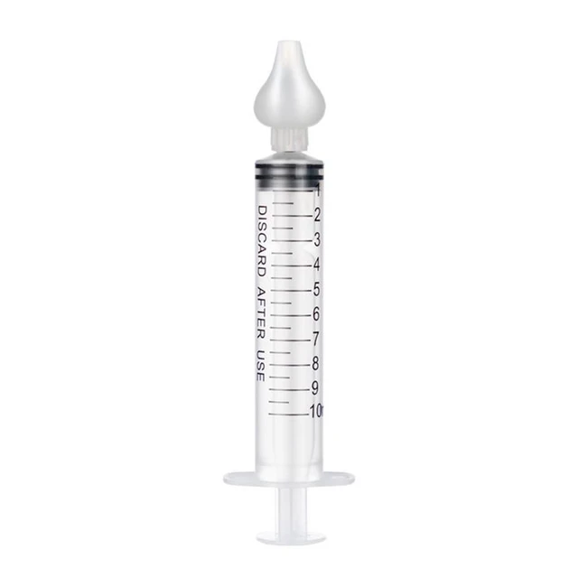 Tubo de aguja para limpieza de Nariz de bebé, aspirador Nasal para cuidado  infantil, limpiador de 10ML, 1 unidad - AliExpress