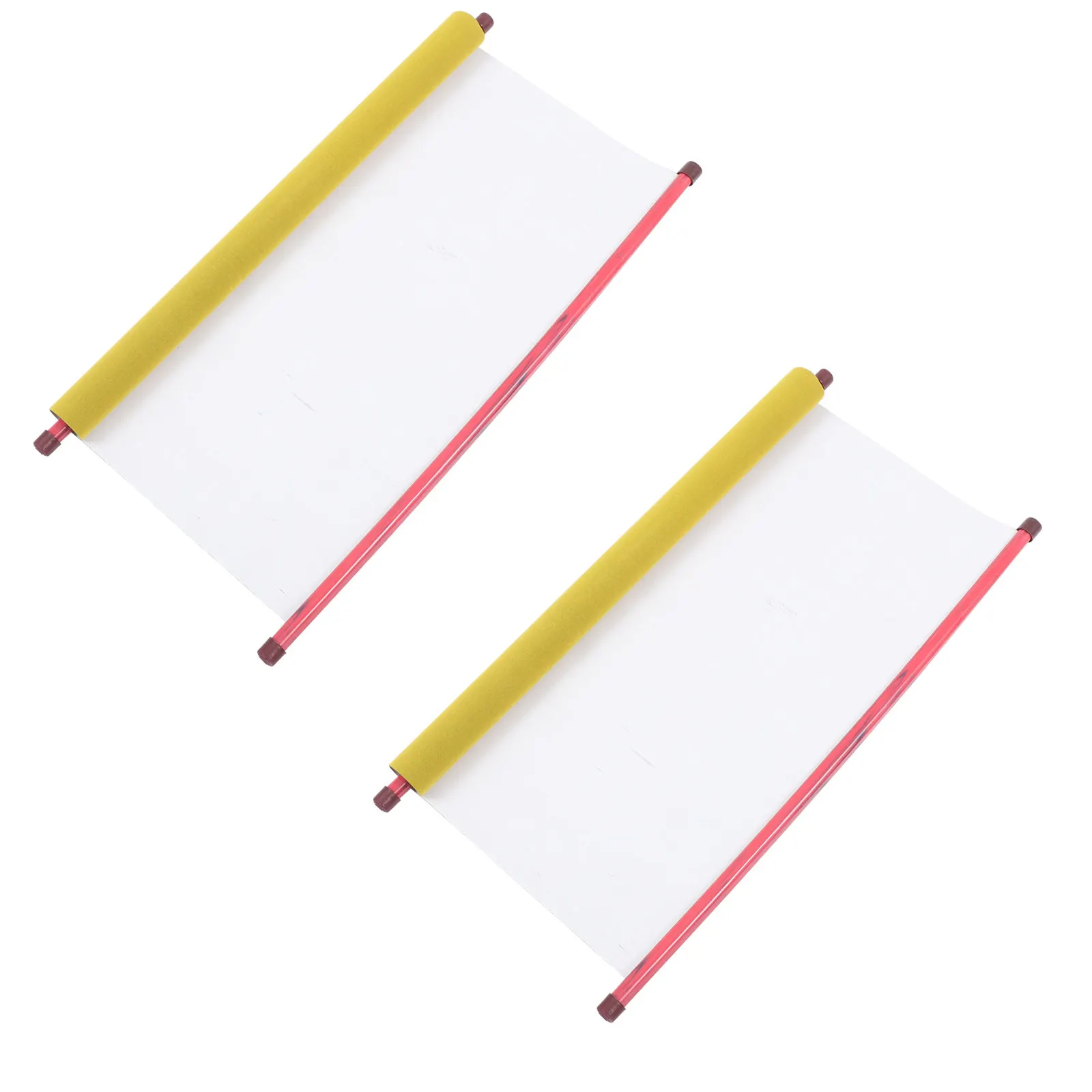 2Pcs 중국 서예 스크롤 물 쓰기 천 브러쉬 연습 스크롤 펜 서예 수미 잉크 그림 예술 공예