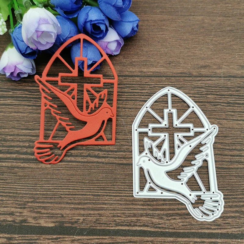 

Pigeon Cross Metal Cutting Dies Stencils For DIY Scrapbooking Decorative Embossing Handcraft Die Cutting Template