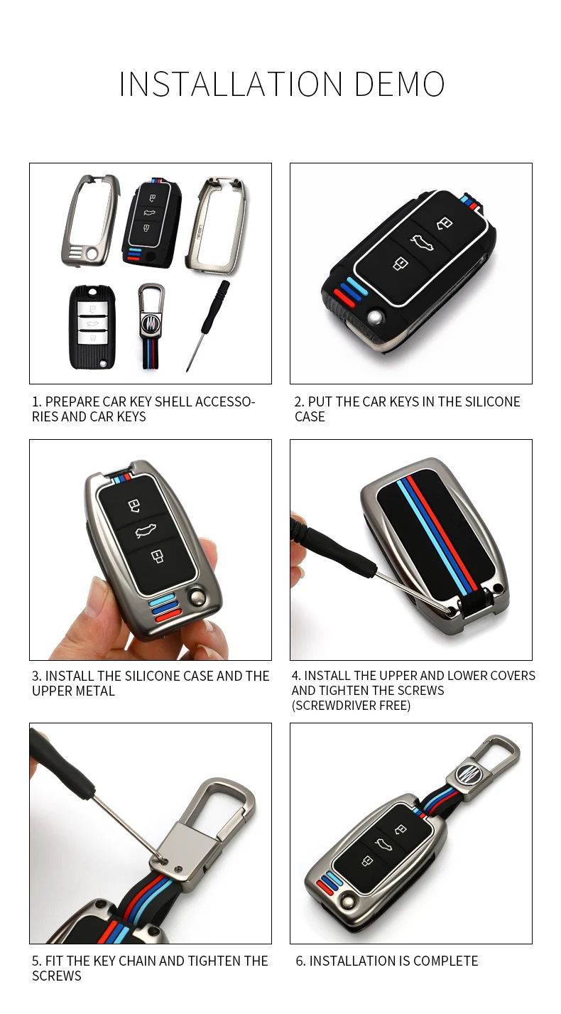 3 pulsanti in lega di zinco Remote Car Fold Key Case Cover per Roewe RX5 2017 anno per MG ZS Auto Key Shell accessori portachiavi 15 3 pulsanti in lega di zinco Remote Car Fold Key Case Cover per Roewe RX5 2017 anno per MG ZS Auto Key Shell accessori portachiavi - Sbd1c57b715d54066848615a4e7b0e5704