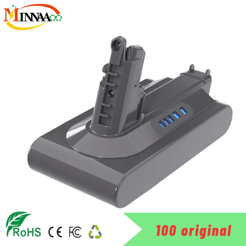 

2023 Upgrade 21.6V Batterie for Dyson V6 V7 V8 V10 Series SV12 DC62 SV11 sv10 Handheld Vacuum Cleaner Spare battery