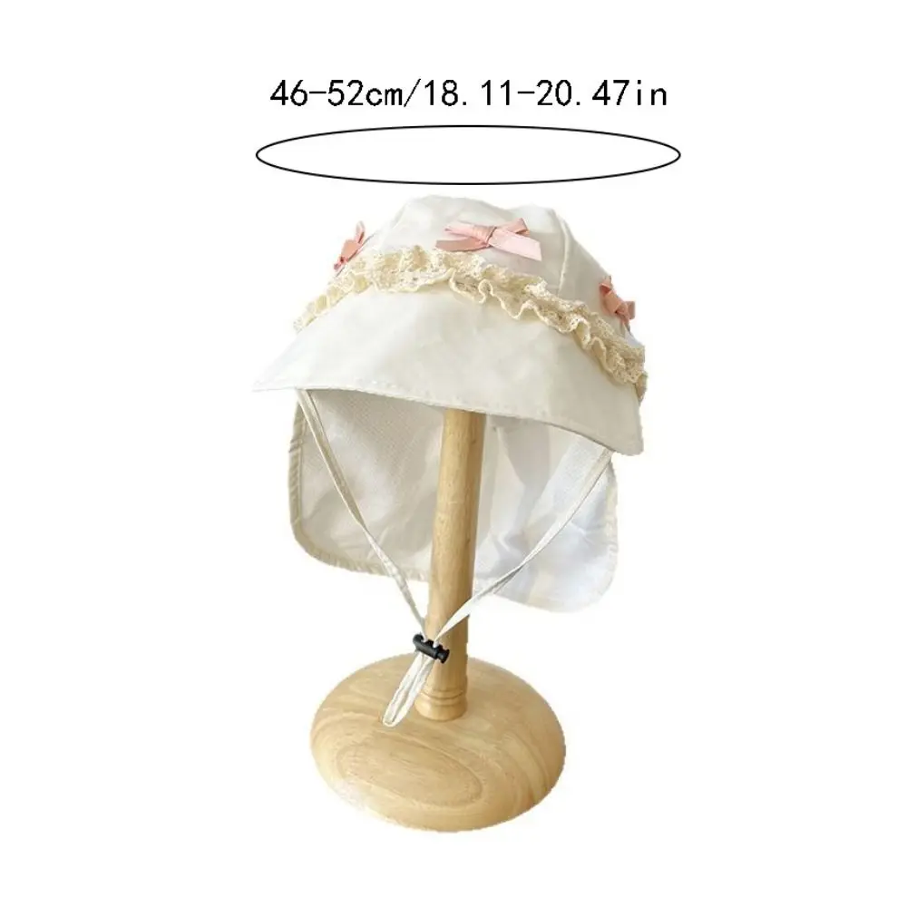 Fashion Sweet Kids Shawl Sun Hat Breathable Cotton Baby Sun Protection Hat Fresh Color Sunscreen Children Fishmen Hat Girls