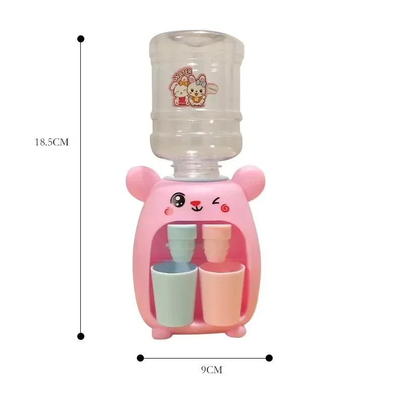 Mini Kitchen Toys Water Dispenser Toy with Cute Juice Milk Drinking Kitchen Simulation Kitchen Toys for Children Girl Boy Gifts 6
