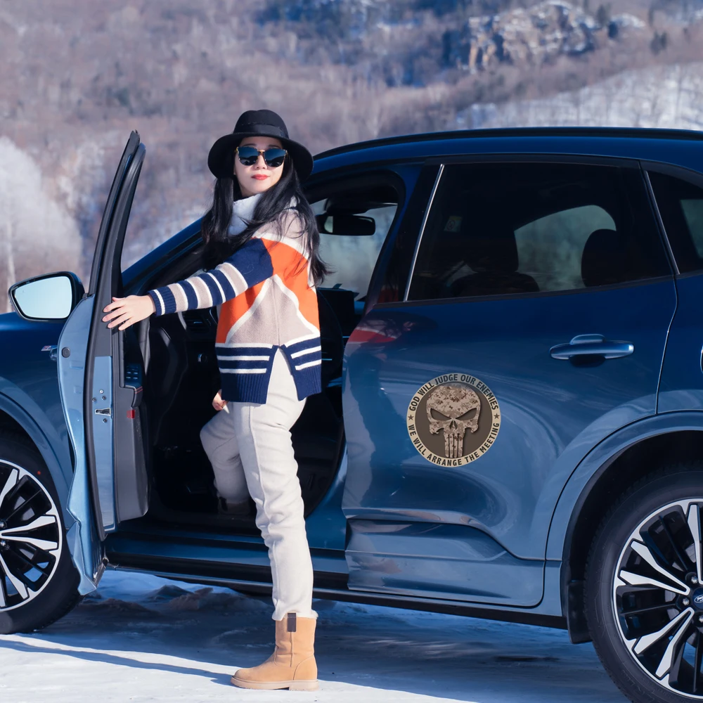 

Camo Sand Skull Camo Army Military Die Cut Decal Suitable for Car Truck Motos India Weed Off Road Sticker