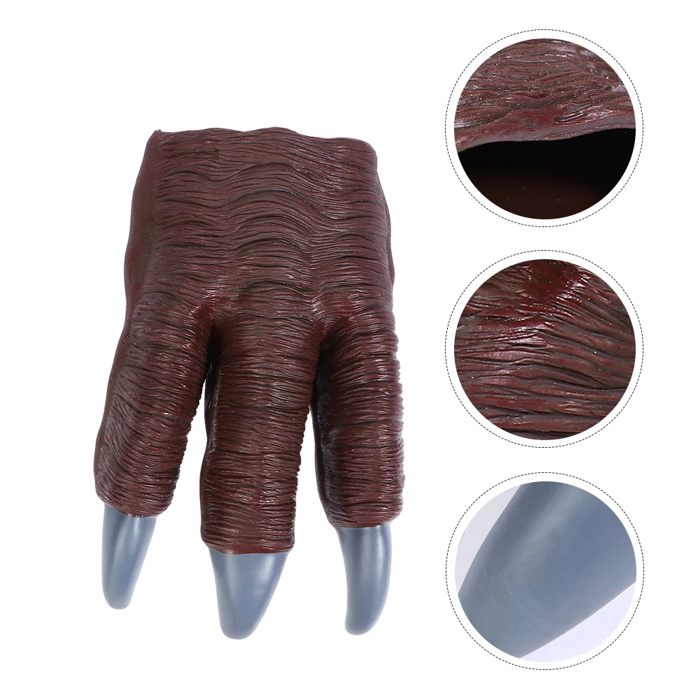 

2 Pcs Dinosaur Claw Claws Kids Gloves Paw Toy Cosplay Plastic Party Child Boy Toys