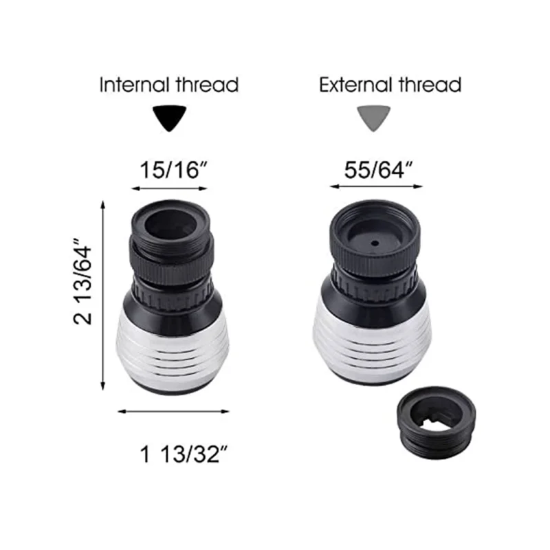 

360 Degree Rotating Faucet Aerator Faucet Booster Device Sprayer Aerator Pressurized Faucet Filter Kitchen Accessories