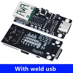 100W USB - C Fast Charge Trigger Module with PD/QC Compatibility - Power Delivery Boost Board (With weld usb)