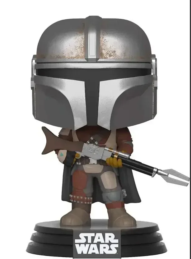 פאנקו פופ כוכבים מלחמות מנדוריאן עם אקדחים #345 fizz 402 #326 # דגם ויניל פעולה pigustuution עבור ילדים מתנת יום הולדת