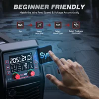 ARCCAPTAIN 6 en 1 Machine à souder APP contrôle professionnel 205A 240V bobine pistolet aluminium MIG MAG MMA TIG soudeuse par points 5