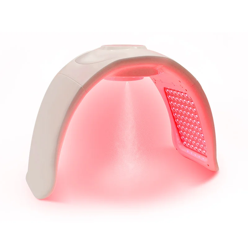 Foreverlily 8 Colors PDT LED Photodynamic Therapy LED Facial Mask Hot Cold Nano Spray Steamer Anti Wrinkle Lighten Spots Tool