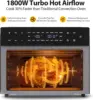 19-In-1 Air Fryer Toaster Oven Combo with Rotisserie and Dehydrator, Digital Convection Oven Countertop Airfryer 5
