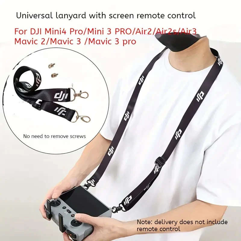 Remote Controller Lanyard for DJI RC & RC 2 & Pro Controller DJI Mini 4 Pro Neck Strap Compatible Mini 3 Pro/Mavic 3/Air2