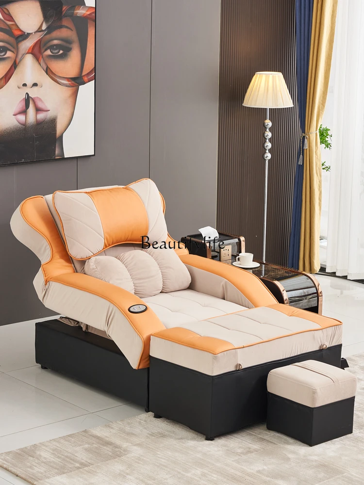 Pedicure Sofa Electric Bed Sauna Bath Room Foot Bath Ear Cleaning Recliner