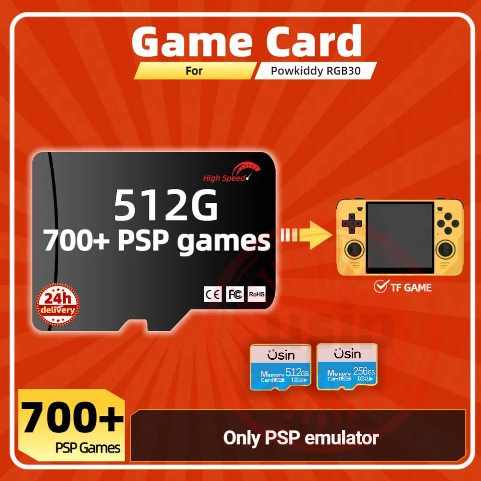 POWKIDDY RGB30　sdカード128GBタイプ　送料込 POWKIDDY RGB30』レビュー | 720×720解像度の4インチ画面搭載、実用的