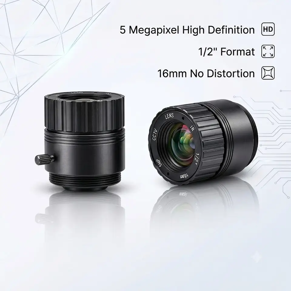 5MP CS Mount CCTV Lens 2.1mm 2.8mm 4mm 6mm 8mm 12mm 16mm 25mm Fixed Focal 650nm IR Filter Day Night Vision Security Camera Optic image 13