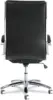 ALENR4119 Neratoli Series High-Back Slim Leather Chair - Black/Chrome 6