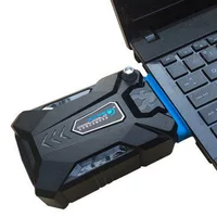 Refroidisseur d'air USB pour ordinateur Portable sous vide, ventilateur de refroidissement à extraction externe pour ordinateur Portable de 15 15.6 17 pouces 5