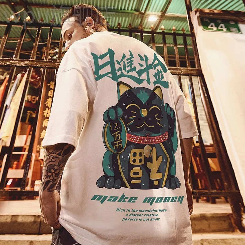 

Men's T Shirt Oversize Casual Breathable Clothing Loose Cotton Y2k Tops Berserk Streetwear Harajuku Kanye Short Sleeve Tee