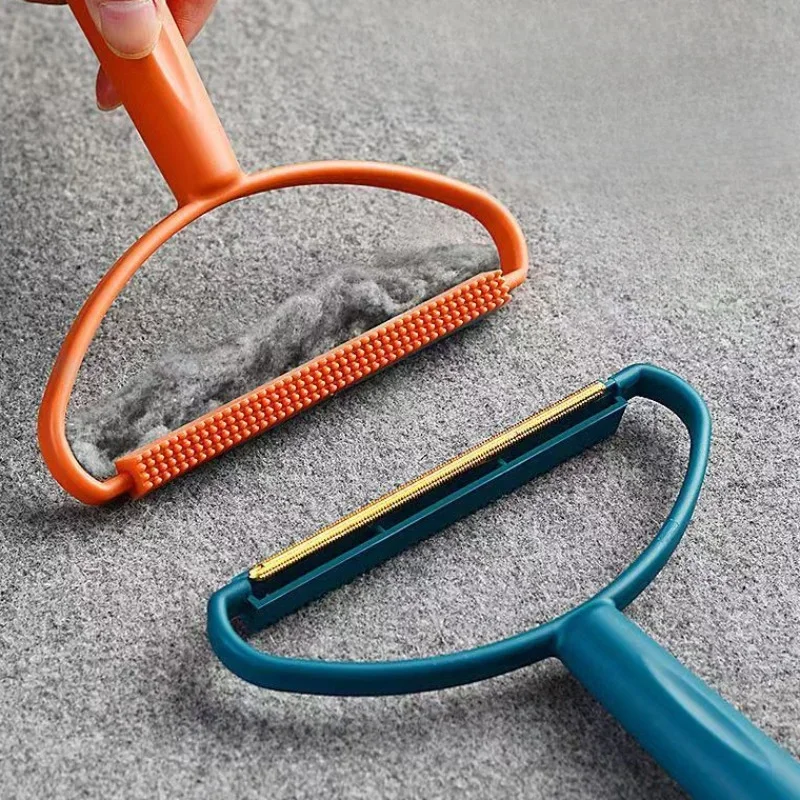 Hair Remover Manual Cleaning Scraper Pet Cat Dog Hair Remover Clean Brush Double-sided Scraper Home Cleaning Tools pet hair remover pet hair remover brush hair removal brush hair scraper hair remover