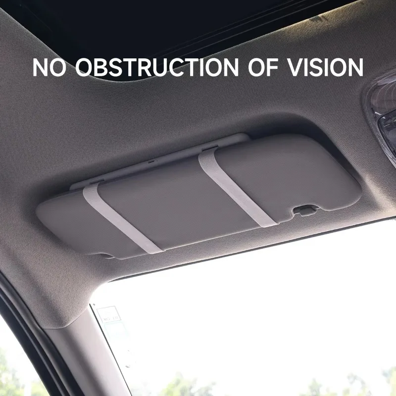 Car Interior Mirrors Sun Visor Plate LED HD Makeup Mirror for Girls Women