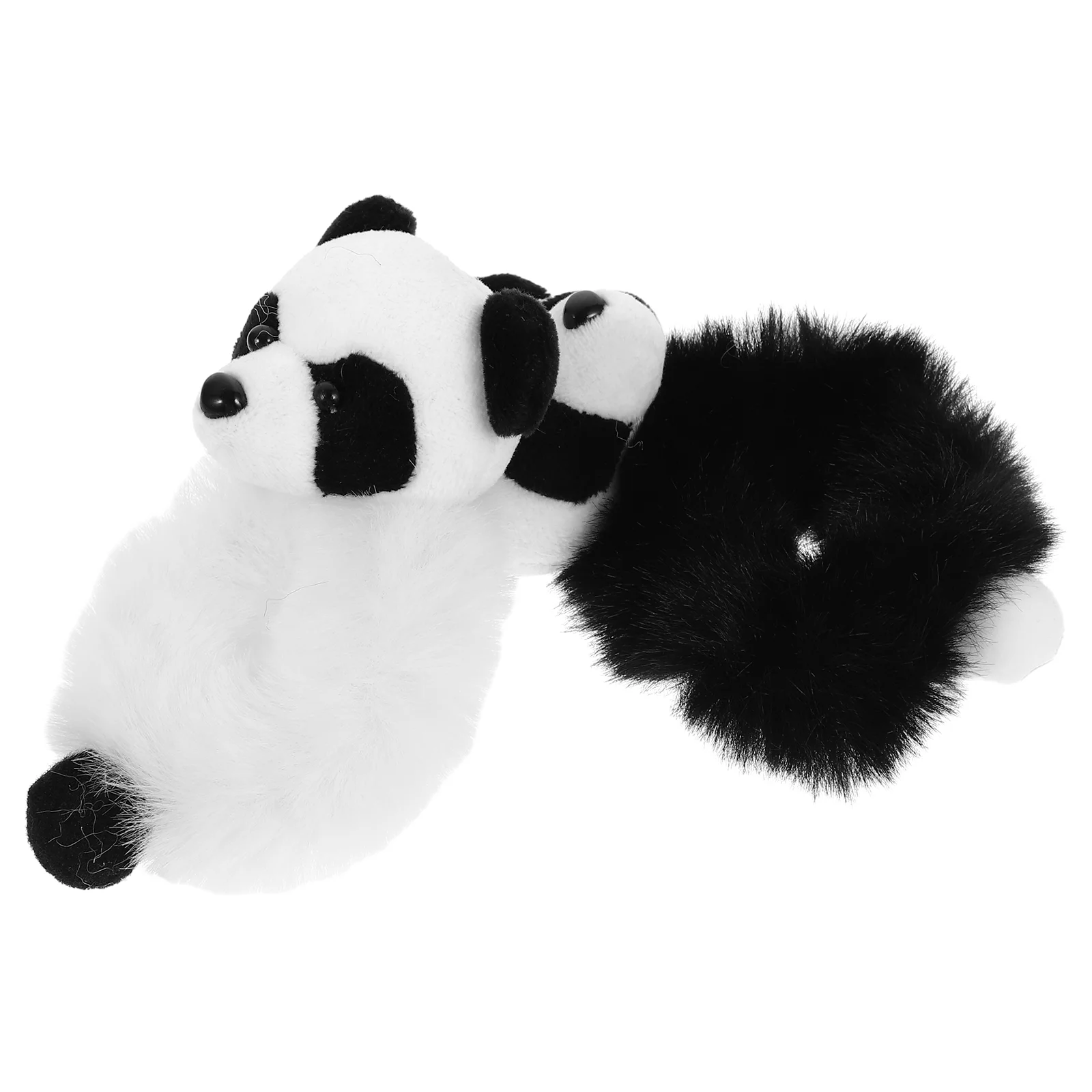 

2pcs Pom Pom Hair Ties Panda Scrunchies Plush Hair Scrunchies Women Hair Accessories
