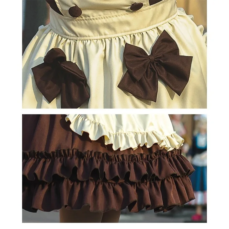 Maid Costume Cos Costume Lolita Soft Girl Dress Anime Heavy Industry Maid Lolita Short Skirt