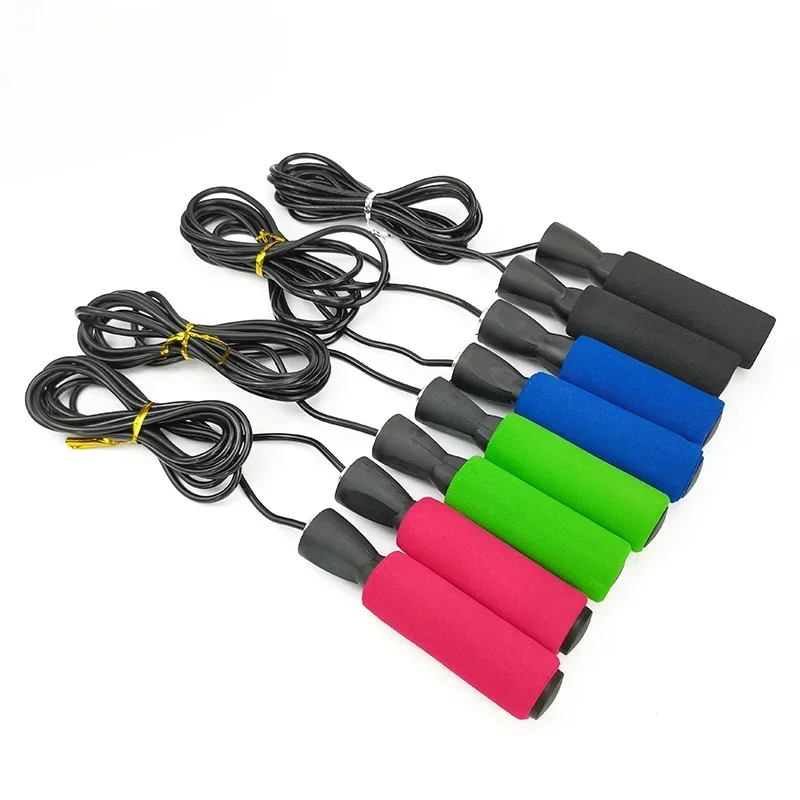 Speed Skipping Rope Sports Unisex Student Fitness Jump Plastic Training Bearing Handle PVC