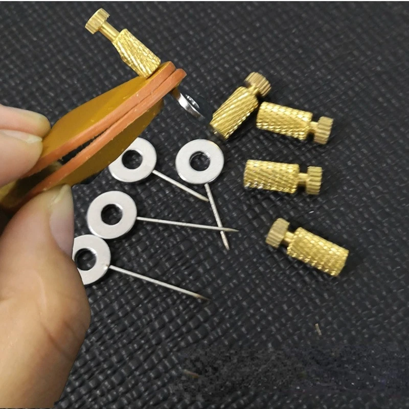 Leather Tools 10pcs Leather Sewing Positioning Needle Manual Leather Bag Strap Fixing Needle Hand Sewing Tool