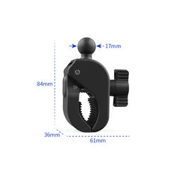 Universal Ball Head Adapter Clip Mount - Plastic Clamp