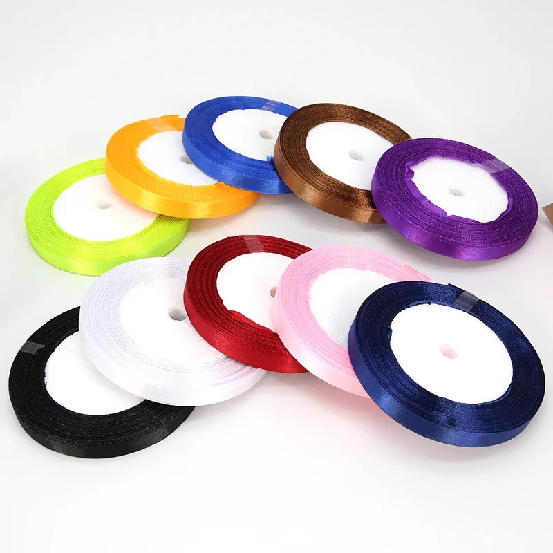 Multi-Color Satin Ribbon Collection - Assorted Widths and Lengths