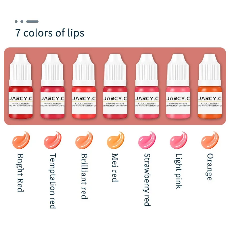 8ml Tattoo Ink Microblading Permanent Makeup Pigment Paint for Semi Permanent Eyebrows Eyeliner Lips Tattoo Supplies tattoo ink tattoo ink pigment