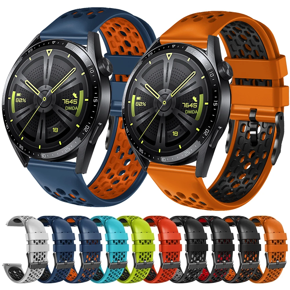 Cinturino Per Orologio Per Huawei Watch Gt 3 Pro 46Mm/Gt Runner/Gt 2 Pro 22 Cinturino In Silicone Honor Gs Pro Magicwatch 2 Cinturino Per Cinturino