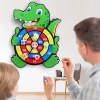 Montessori Dart Board Target Sports Game Toys For Children 4 To 6 Years Old Outdoor Toy Child Indoor Girls Sticky Ball Boys Gift 1